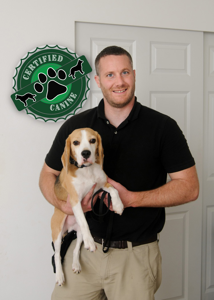 Third-party certified canine inspection team